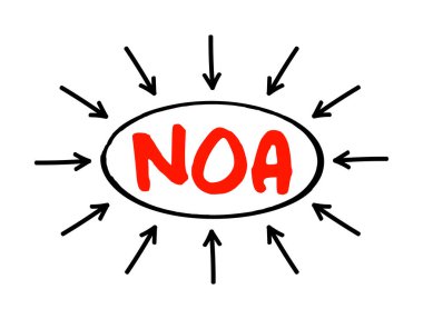 NOA Ağ İşletim Varlıkları - işletmenin işletim varlıkları eksi işletim yükümlülükleri, oklu kısaltma metni