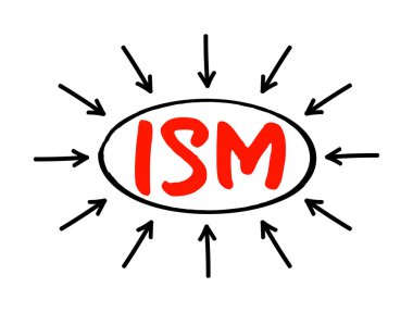 ISM Tedarik Yönetimi Enstitüsü - bireyler ve şirketler için sertifika, geliştirme, eğitim ve araştırma, oklu kısaltma metni