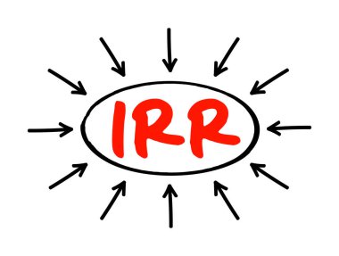 IRR İade Hızı - finansal analizde potansiyel yatırımların karlılığını hesaplamak için kullanılan ölçü, oklu kısaltma metin kavramı