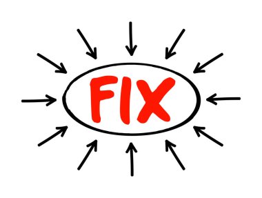 FIX - Finansal Bilgi eXchange - Uluslararası bilgi alışverişi için elektronik iletişim protokolü, oklu kısaltma metni