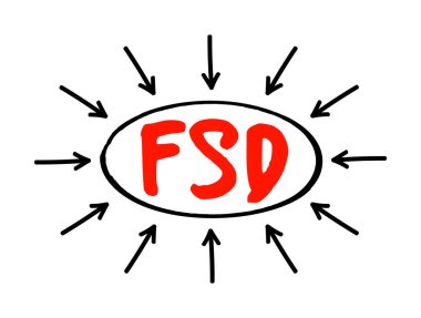 FSD - Fonksiyonel Özellikler Belgesi, bir sistemin ya da bileşenin işlemesi gereken işlevleri, oklu kısaltma metin kavramını belirten bir belgedir