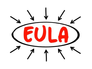 EULA - Kullanıcı Lisansını Bitir Anlaşması, bir yazılım geliştiricisi veya satıcı ile okları olan yazılım, kısaltma metni kullanıcısı arasında imzalanan yasal bir sözleşmedir.