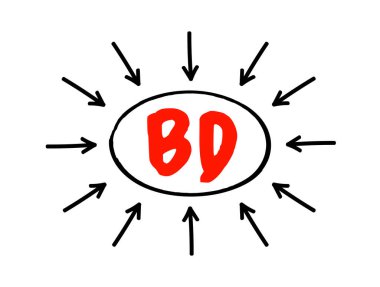 BD - İş Geliştirme, örgütler ve oklar arasında büyüme fırsatları geliştirmek ve uygulamak için görev ve süreçler gerektirir, oklu kısaltma kavramı