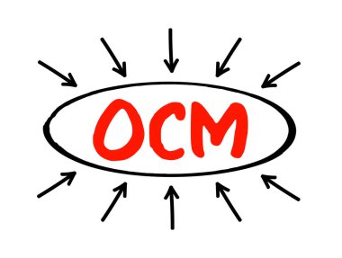 OCM - Organizasyonel Değişim Yönetimi, yeni iş süreçlerinin, oklu kısaltma kavramının etkilerini yönetmek için bir çerçevedir.