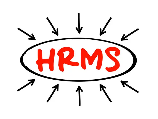 Hrms Human Resource Management System Kumpulan Aplikasi Perangkat Lunak Yang - Stok Vektor