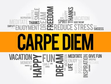 Carpe Diem kelime bulut kolajı, kavram geçmişi