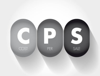 CPS Satış Başına Maliyet - reklam ekipleri tarafından her satış için ödenen para miktarını belirlemek için kullanılan metrik