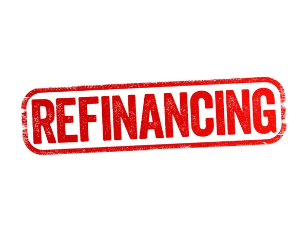 Refinancing Replacement Existing Debt Obligation Another Debt Obligation Different Term — Stock Vector