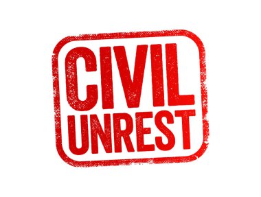 Sivil huzursuzluk, kolluk kuvvetlerinin otoritesini ve metin damgası kavramını korumakta güçlük çektiği toplu sivil itaatsizlik eyleminden kaynaklanan bir durumdur.
