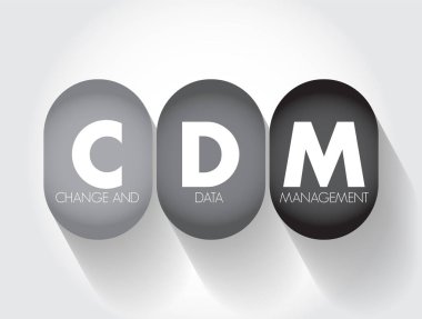 CDM Değişim ve Veri Yönetimi - hem insanları hem de süreçleri stratejik girişimlere, kısaltma metin kavramına göre sıralayarak iş sorunlarının çözümüne yardımcı olur