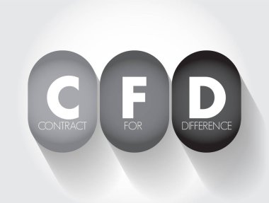 CFD Farklılık Sözleşmesi - uzlaşma fiyatı, kısaltma metin kavramı arka planındaki farkları ödeyen finansal sözleşme