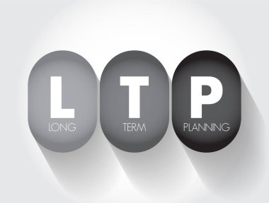 LTP Uzun Vadeli Planlama - hedeflere ulaşmak ve daha fazla adım, kısaltma metin kavramı arka planı gerektiren hedefler