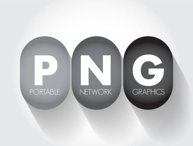 PNG - Taşınabilir Ağ Grafikleri, kayıpsız veri sıkıştırmasını, kısaltma teknolojisi kavramını destekleyen bir raster-grafik dosya formatıdır