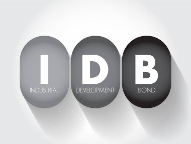 IDB Endüstriyel Geliştirme Bond - bir devlet dairesi tarafından özel sektör adına verilen belediye borçları, kısaltma metin kavramı geçmişi