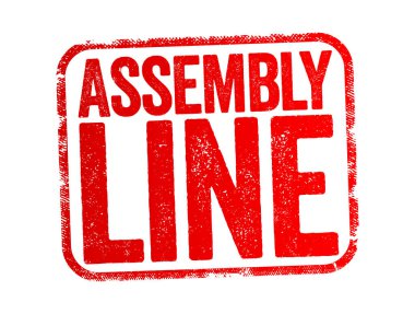 Assembly Line, iyi bir üretimin basamaklara, metin pulu kavramının arka planına dönüşmesini sağlayan bir üretim sürecidir.