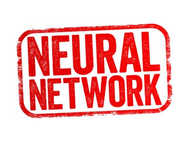 Sinirsel Ağ - biyolojik sinirsel ağlardan esinlenen hesaplama sistemleri, metin pulu konsepti arka planı