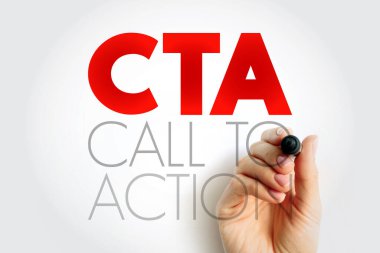 CTA Eyleme Çağrı - herhangi bir tasarım için satış, kısaltma metin kavramı arka planını teşvik etmek ya da ani bir yanıt vermek için pazarlama terimi