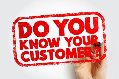 Müşterinin soru işaretini, iş konseptini biliyor musun?