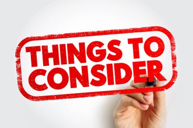 Mesaj damgası, iş konsepti geçmişi düşünülmesi gereken şeyler