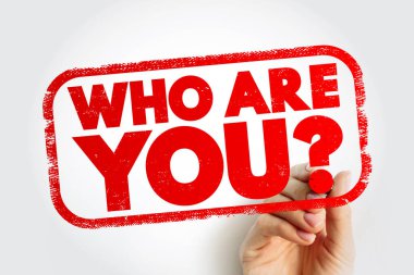 Kimsiniz? Mesaj damgası, konsept geçmişi...