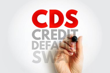 CDS Kredi Varsayılan Takas - Yatırımcının kredi riskini başka bir yatırımcı olan kısaltma metin konseptiyle değiştirmesine olanak sağlayan finansal türev