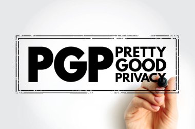 PGP - Oldukça İyi Gizlilik, şifreli gizlilik ve veri iletişimi için kimlik doğrulaması sağlayan bir şifreleme programıdır.
