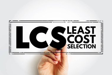 LCS - En Düşük Maliyetli Seçim kısaltması, iş pulu konsepti geçmişi