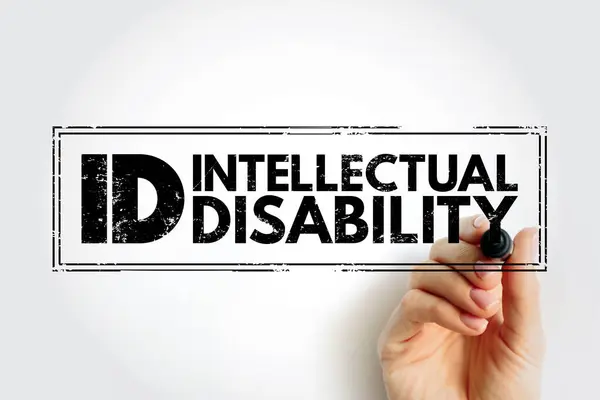 Intellectual Disability Generalized Neurodevelopmental Disorder Characterized Significantly Impaired Intellectual Adaptive — Stock Photo, Image