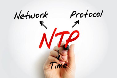 NTP - Ağ Zaman Protokolü kısaltması, teknoloji kavramı arka planı