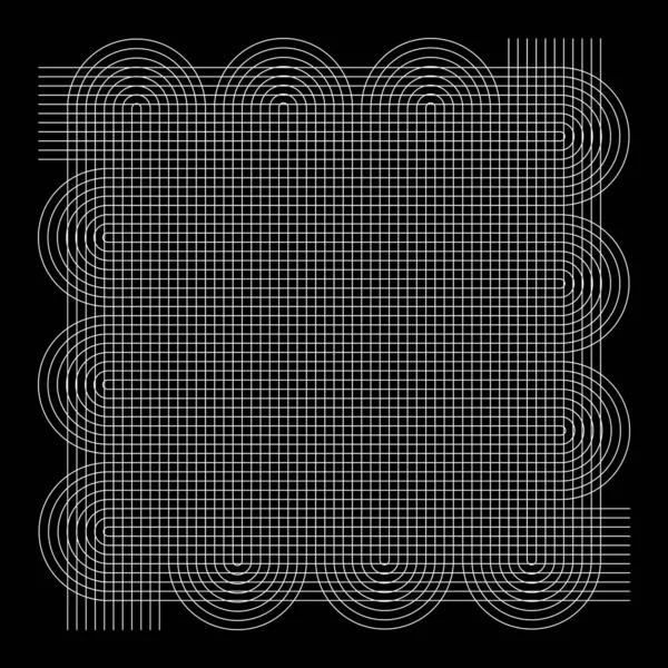 リソグラフ効果 幾何学的抽象的な形状 リソプリントテクスチャのベクタークリスマスブーフエレメント 中世の現代のデュオトーンミニマリストアートプリント オーガニックな自然な形 — ストックベクタ
