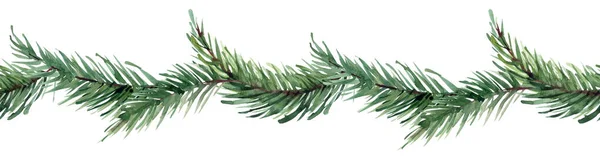 일러스트 크리스마스의 물갈퀴가 패턴이죠 이름이 붙여진 배경의 전나무 가지로부터 종이등을 — 스톡 사진