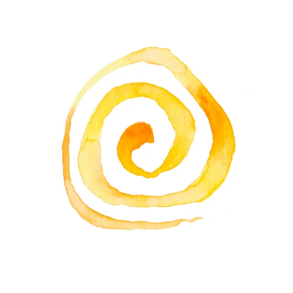 Tintura Gravata Amarela Arte Espiral Amarela Padrão Repetição Abstrato Brilhante — Fotografia de Stock