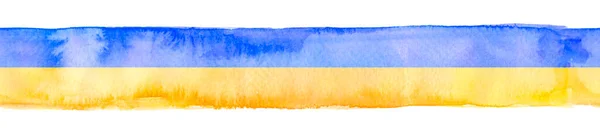 Paski Wzór Ukraińska Flaga Kolory Niebieski Żółty Paski Bezszwowe Tło — Zdjęcie stockowe