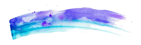Aquarelle Bleue Abstraite Haute Résolution — Photo