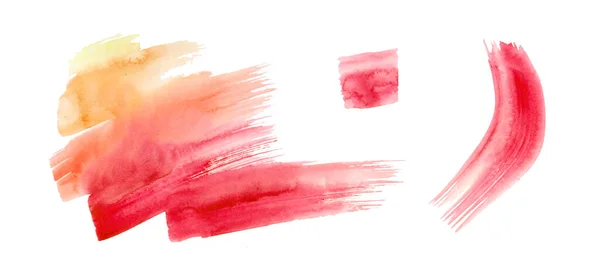 Beyaz Renkte Izole Edilmiş Kırmızı Fırçalar — Stok fotoğraf