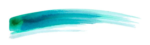 Acuarela Azul Verde Claro Dibujo Abstracto Fondo Arte Turquesa Con — Foto de Stock