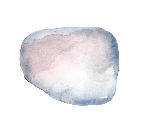 Niebieski Przezroczysty Bańka Mydlana Białym — Zdjęcie stockowe