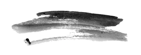 Akvaryumlu Siyah Suluboya Boya Lekesi Boya Sıçraması Fırça Darbesi Cadılar — Stok fotoğraf