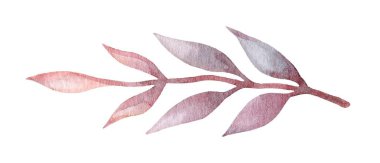 Zarif bir dal yumuşak pastel renklerle boyanmış ince yapraklarla uzanır. Renkler uyumlu bir şekilde harmanlanarak sakin ve rahatlatıcı bir görsel cazibe yaratıyor dekor veya tasarım için mükemmel..