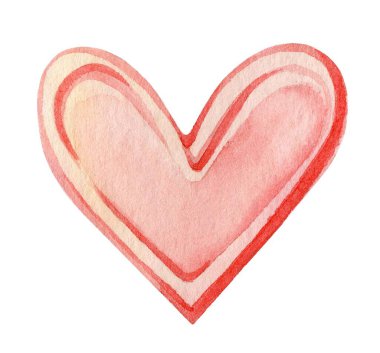 Yumuşak pembe ve mercan tonlarında suluboya kalp tasarımı. Katmanlı şekiller nazik ve sanatsal bir görünüm yaratıyor. Yaratıcı projelerde sevgi ve şefkat aktarımı için mükemmel..