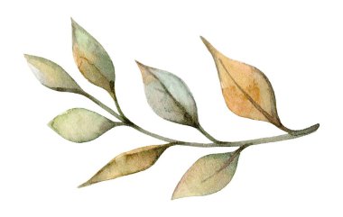 Bu sanat eserinde yeşil ve altının çeşitli tonlarını gösteren zarif bir yaprak dalı var. Yumuşak ve sıvı fırça darbeleri dingin ve organik bir his yaratır..