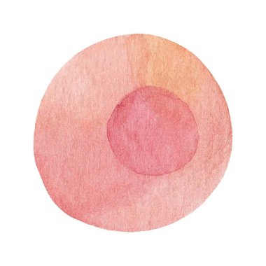 Yuvarlak bir suluboya tasarımı yumuşak pembe ve şeftali tonlarını uyumlu bir şekilde birleştirir. Kibar eğilimler, sanatsal ve estetik temalar için uygun, sakin bir duyguyu çağrıştırıyor..