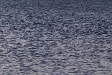 Yatay dalgalar olmadan sakin deniz suyunun dokusu