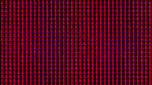 Rgb Multi Colored Led Matrix Close Extreme Macro View Led — Stock videók