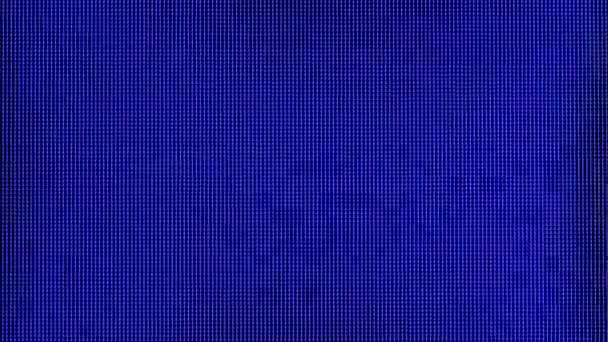 Макропредставление Телевизионного Светодиодного Экрана Субпикселями Rgb Цветные Пиксели Крупным Планом — стоковое видео