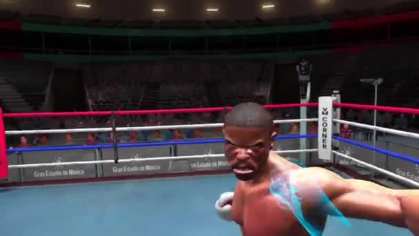 Virtual online boxing game