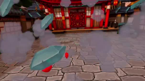 First Person Gameplay Which Player Slices Fruit Mid Air Swords — Video