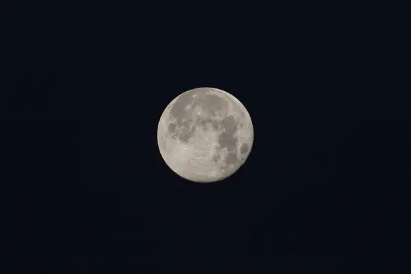 Full Beaver Moon Seen Hertford Heath — Stock Photo, Image