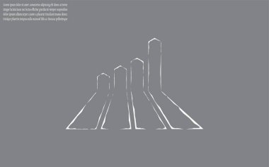  Bir kart için bir etiketin vektör illüstrasyonu. Seyir subayı haritayı kontrol eder. Harita konumu, gri arkaplan üzerindeki vektör simgesi