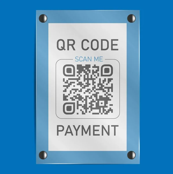Pagamento Code Mobile Code Payment Wallet Digital Pay Money Cashless — Vetor de Stock